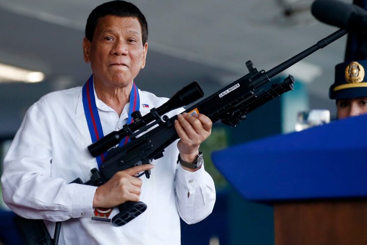 Le Président de la Philippine, Rodrigo Duterte, en 2018 (AP)
