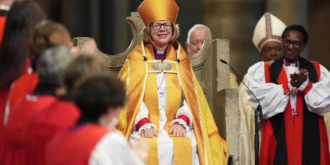 Sarah Mullally, première femme archevêque de l’Église anglicane